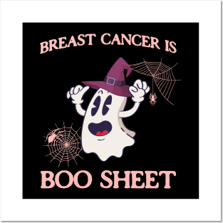 Breast Cancer is Boo Sheet Posters and Art